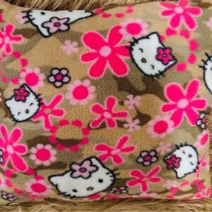 Beautiful Hello Kitty Home Decor Soft  Fleece  Pillow 14”x13”